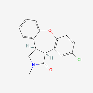 (2S,6R)-17-chloro-4-methyl-13-oxa-4-azatetracyclo[12.4.0.02,6.07,12]octadeca-1(14),7,9,11,15,17-hexaen-3-one