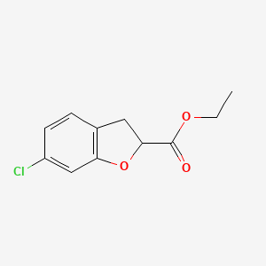 Ethyl 6-chloro-2,3-dihydro-1-benzofuran-2-carboxylate