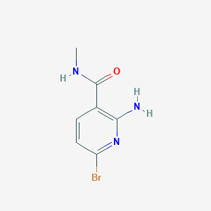 2-Amino-6-bromo-N-methylnicotinamide