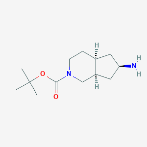 tert-Butyl (4aS,6R,7aR)-6-aminooctahydro-2H-cyclopenta[c]pyridine-2-carboxylate