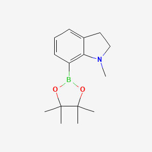 1-Methyl-7-(4,4,5,5-tetramethyl-1,3,2-dioxaborolan-2-yl)indoline