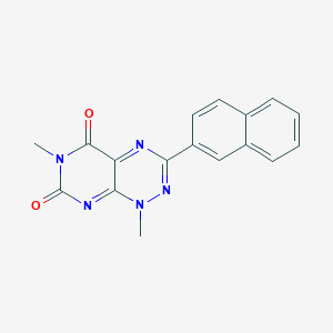 1,6-Dimethyl-3-(naphthalen-2-yl)pyrimido[5,4-e][1,2,4]triazine-5,7(1H,6H)-dione