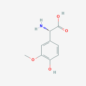 (2S)-2-amino-2-(4-hydroxy-3-methoxyphenyl)acetic acid