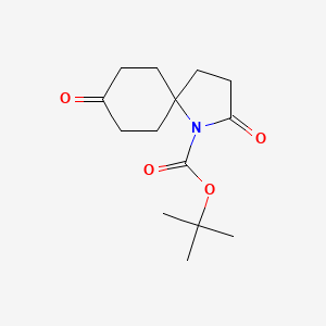 Tert-butyl 2,8-dioxo-1-azaspiro[4.5]decane-1-carboxylate