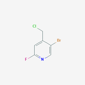 5-Bromo-4-(chloromethyl)-2-fluoropyridine