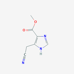 Methyl 5-(cyanomethyl)-1H-imidazole-4-carboxylate