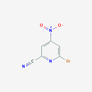 6-Bromo-4-nitropicolinonitrile