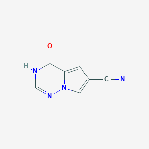 4-oxo-3H,4H-pyrrolo[2,1-f][1,2,4]triazine-6-carbonitrile