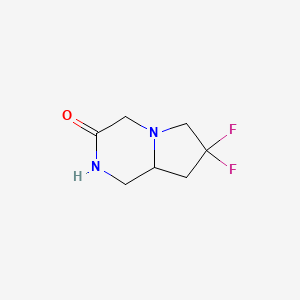 7,7-Difluorohexahydropyrrolo[1,2-a]pyrazin-3(4H)-one