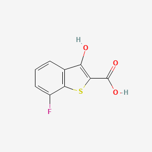 7-Fluoro-3-hydroxybenzo[b]thiophene-2-carboxylic acid