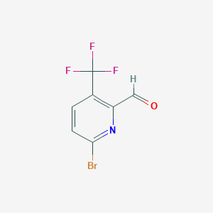 6-Bromo-3-(trifluoromethyl)picolinaldehyde