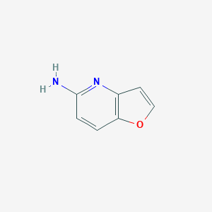 molecular formula C7H6N2O B13023334 Furo[3,2-B]pyridin-5-amine CAS No. 1026709-93-2