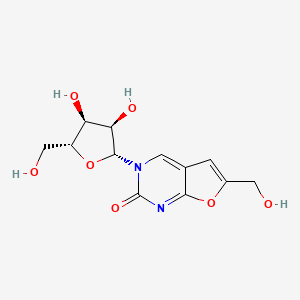 3-((2R,3R,4S,5R)-3,4-Dihydroxy-5-(hydroxymethyl)tetrahydrofuran-2-yl)-6-(hydroxymethyl)furo[2,3-d]pyrimidin-2(3H)-one