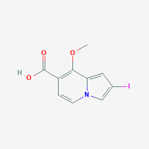 2-Iodo-8-methoxyindolizine-7-carboxylic acid