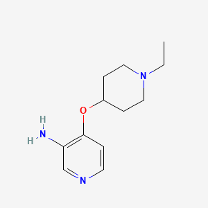 4-((1-Ethylpiperidin-4-yl)oxy)pyridin-3-amine