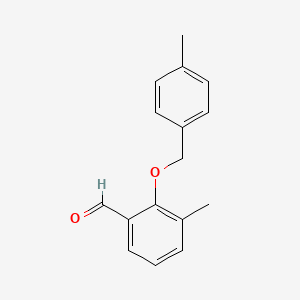 3-Methyl-2-((4-methylbenzyl)oxy)benzaldehyde