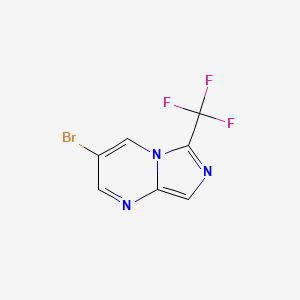 3-Bromo-6-(trifluoromethyl)imidazo[1,5-a]pyrimidine