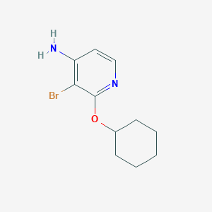 3-Bromo-2-(cyclohexyloxy)pyridin-4-amine