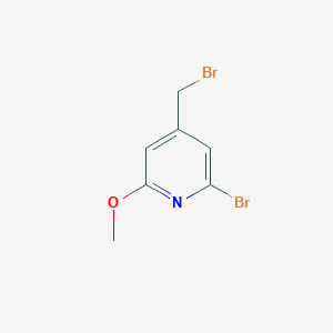 2-Bromo-4-(bromomethyl)-6-methoxypyridine