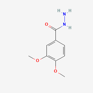 molecular formula C9H12N2O3 B1302353 3,4-二甲氧基苯甲酰肼 CAS No. 41764-74-3