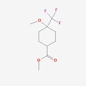 Methyl 4-methoxy-4-(trifluoromethyl)cyclohexanecarboxylate