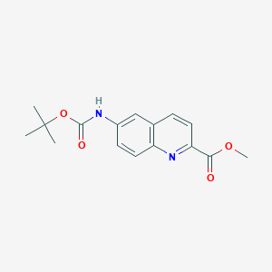 Methyl 6-((tert-butoxycarbonyl)amino)quinoline-2-carboxylate