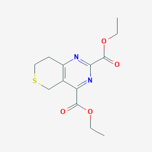 Diethyl 7,8-dihydro-5H-thiopyrano[4,3-d]pyrimidine-2,4-dicarboxylate