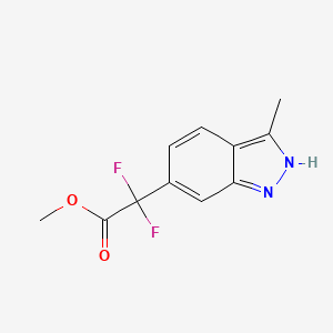 methyl 2,2-difluoro-2-(3-methyl-1H-indazol-6-yl)acetate