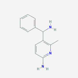 5-(Amino(phenyl)methyl)-6-methylpyridin-2-amine