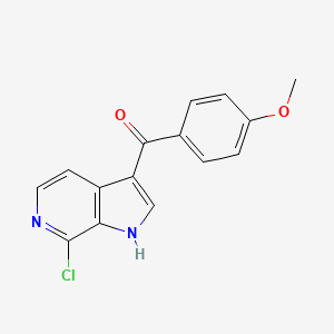 (7-Chloro-1H-pyrrolo[2,3-c]pyridin-3-yl)(4-methoxyphenyl)methanone