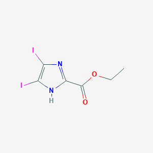 ethyl 4,5-diiodo-1H-imidazole-2-carboxylate