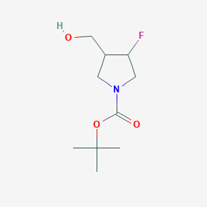 Tert-butyl 3-fluoro-4-(hydroxymethyl)pyrrolidine-1-carboxylate