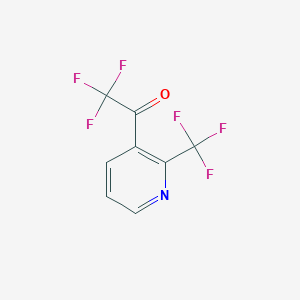 2,2,2-Trifluoro-1-(2-(trifluoromethyl)pyridin-3-yl)ethanone