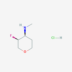 (3S,4S)-3-Fluoro-N-methyltetrahydro-2H-pyran-4-amine hydrochloride