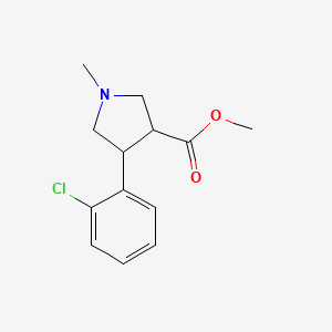 Methyl 4-(2-chlorophenyl)-1-methylpyrrolidine-3-carboxylate