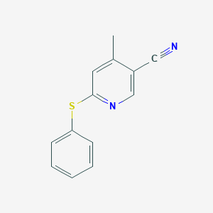 4-Methyl-6-(phenylthio)nicotinonitrile