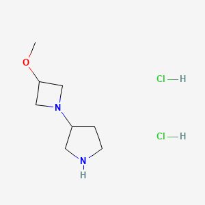 3-(3-Methoxyazetidin-1-yl)pyrrolidine dihydrochloride