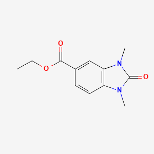 Ethyl 1,3-dimethyl-2-oxo-2,3-dihydro-1H-benzo[d]imidazole-5-carboxylate