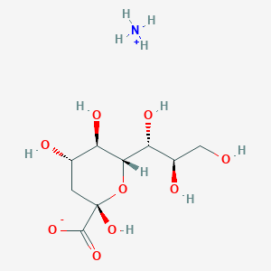 Ammonium (2S,4S,5R,6R)-2,4,5-trihydroxy-6-((1R,2R)-1,2,3-trihydroxypropyl)tetrahydro-2H-pyran-2-carboxylate