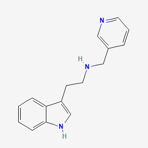 molecular formula C16H17N3 B1302375 2-(1H-indol-3-yl)-N-(pyridin-3-ylmethyl)ethanamine CAS No. 418782-49-7