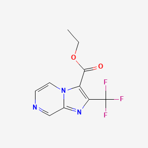 Ethyl 2-(trifluoromethyl)imidazo[1,2-a]pyrazine-3-carboxylate