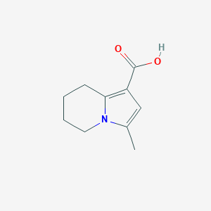 3-Methyl-5,6,7,8-tetrahydroindolizine-1-carboxylic acid