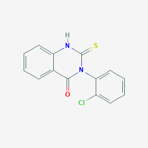 molecular formula C14H9ClN2OS B1302381 3-(2-Chloro-phenyl)-2-mercapto-3H-quinazolin-4-one CAS No. 65141-60-8