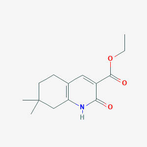 Ethyl 7,7-dimethyl-2-oxo-1,2,5,6,7,8-hexahydroquinoline-3-carboxylate