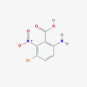 6-Amino-3-bromo-2-nitrobenzoic acid