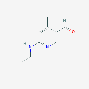 4-Methyl-6-(propylamino)nicotinaldehyde