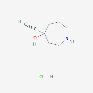 4-Ethynylazepan-4-ol hydrochloride