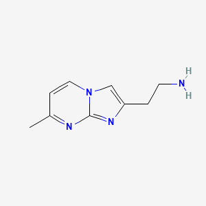 2-(7-Methylimidazo[1,2-a]pyrimidin-2-yl)ethanamine