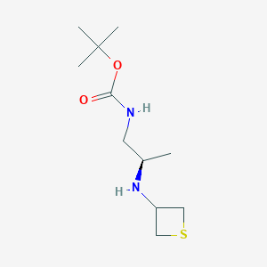 tert-Butyl(R)-(2-(thietan-3-ylamino)propyl)carbamate