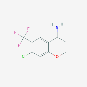 7-Chloro-6-(trifluoromethyl)chroman-4-amine